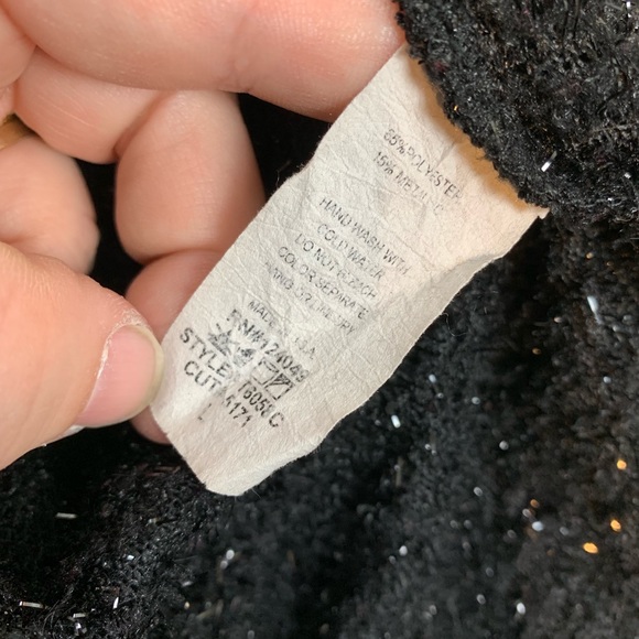 Day trip Belted Sparkly Sweater Large - Picture 6 of 6